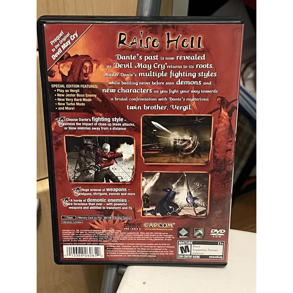 Devil May Cry 3 Special Edition (PlayStation PS2) No Manual